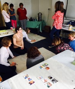 Volunteer group training activity